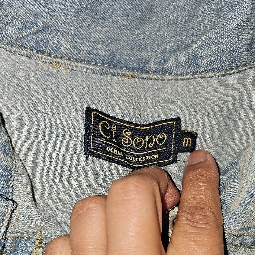 Ci Sono Light Blue Denim Jacket - Picture 5 of 11